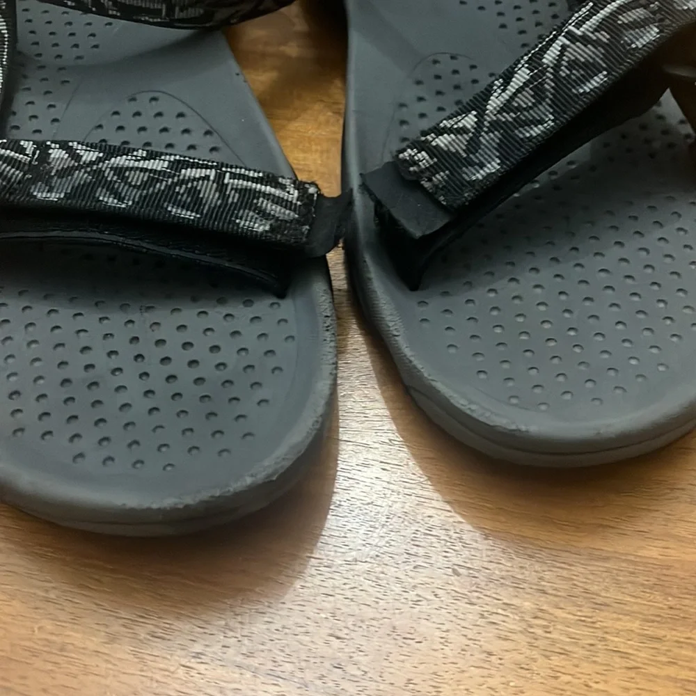 Teva Black and Gray Men's Sport Sandals